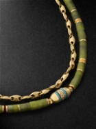 MAOR - Cherish Gold, Jade, Enamel and Diamond Bracelet
