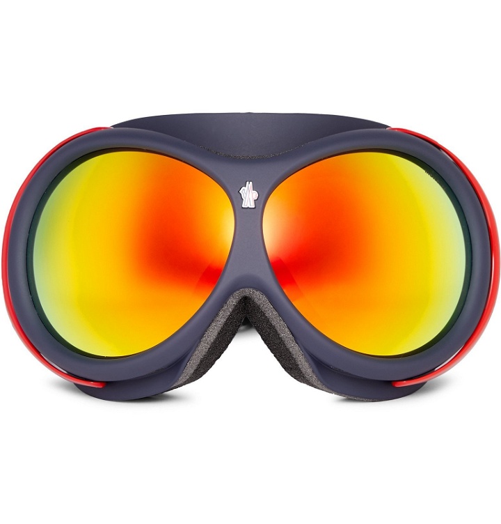 Photo: Moncler - Mirrored Ski Goggles - Black
