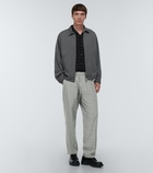 Undercover Checked silk-blend pants