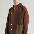 Service Works Men's Patchwork Coverall 2.0 Jacket in Brown