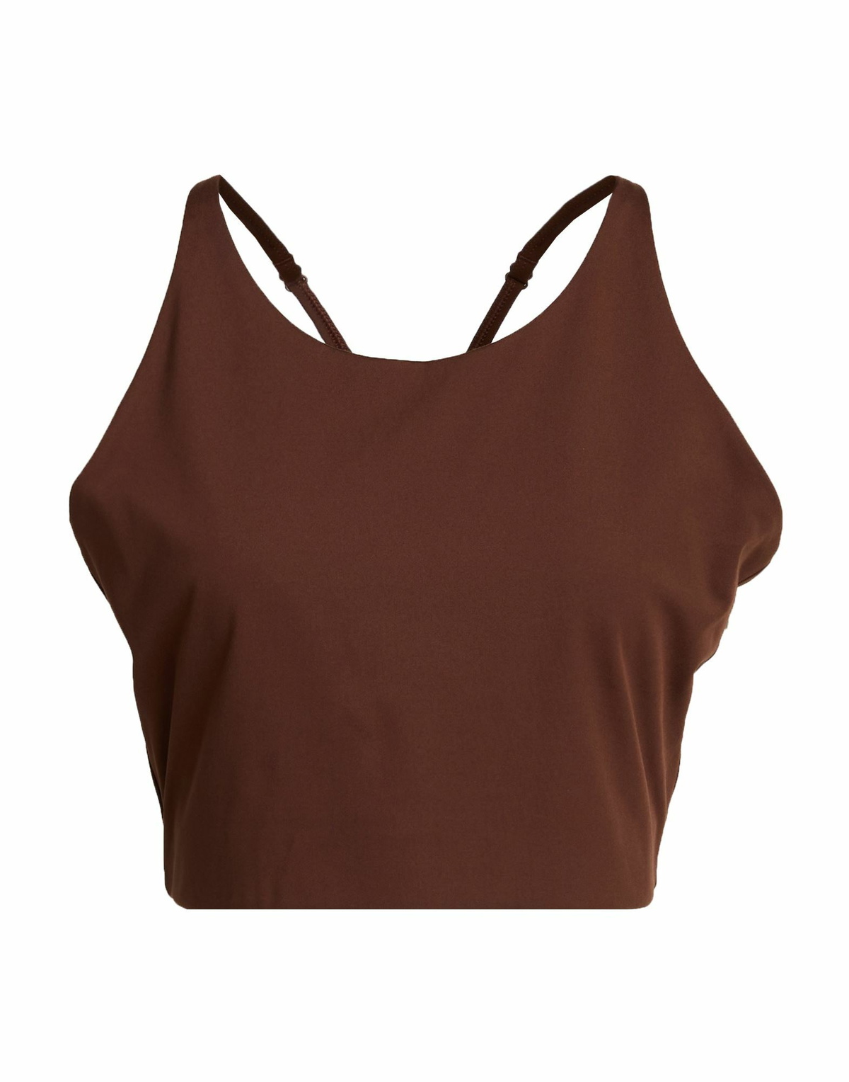 Girlfriend Collective Womens Top Chocolate in Brown