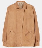 Blazé Milano Cleo suede bomber jacket