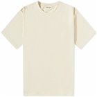 Auralee Men's Cotton Mesh T-Shirt in Ivory