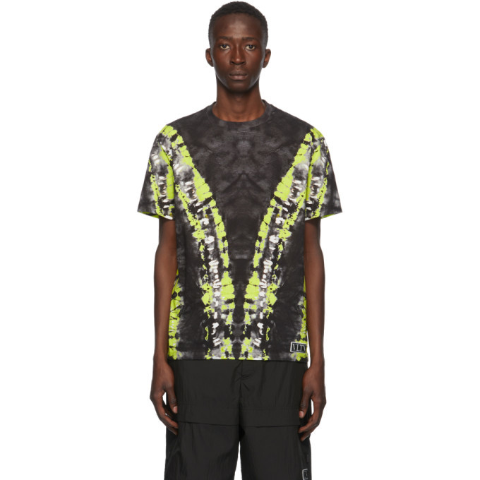 Valentino Black and Green Pop Skin VLTN T-Shirt Valentino