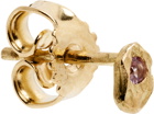 ELHANATI Gold Solitaire Palmira Single Earring