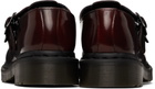 Dr. Martens Black & Burgundy 8065 Mary Jane Loafers