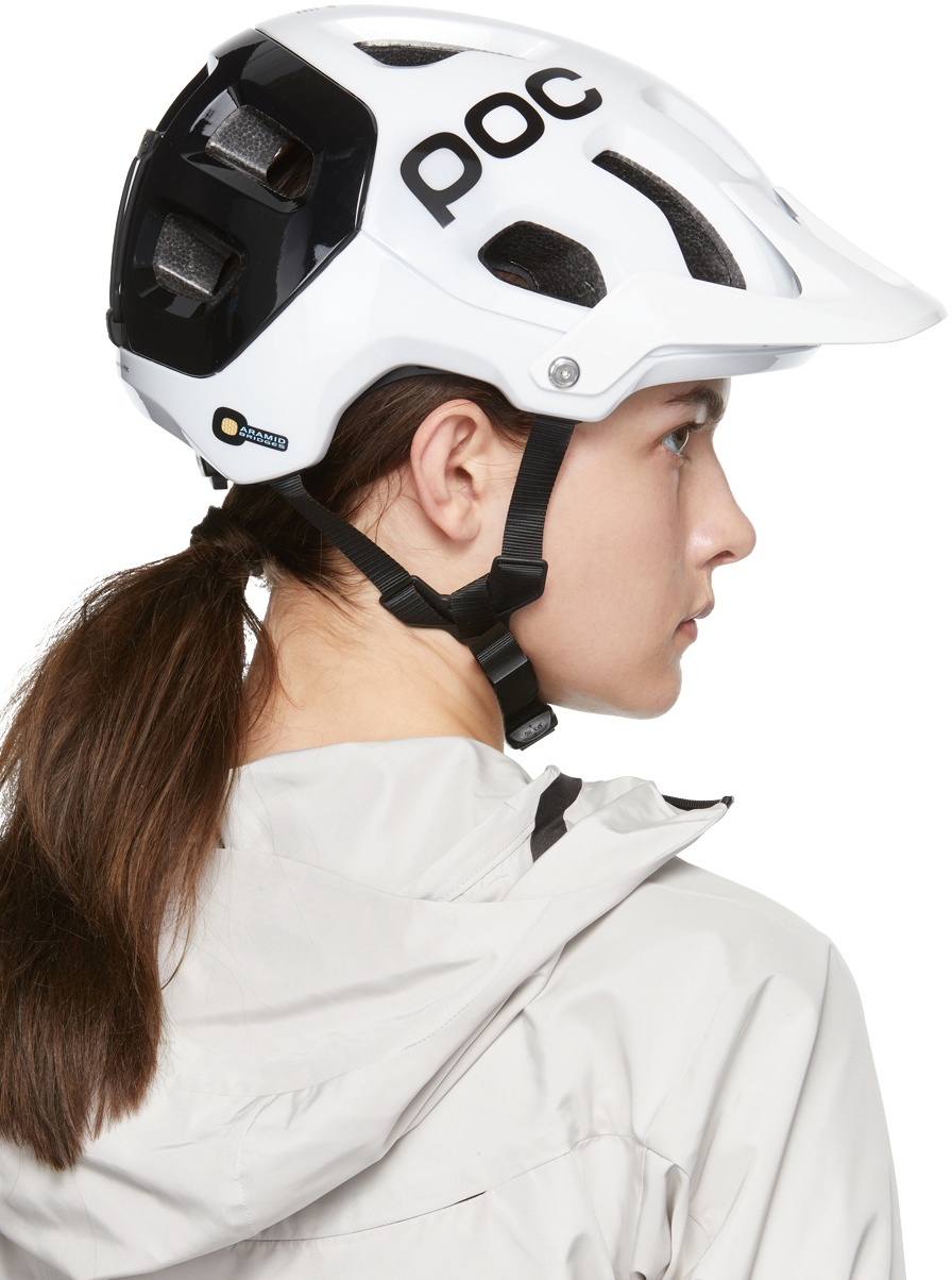POC White Tectal Race Mips Cycle Helmet POC