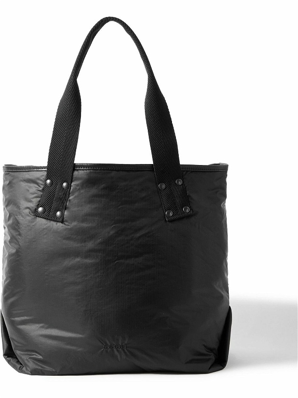 Photo: Sacai - Skytex Faux Leather-Trimmed Nylon-Ripstop Tote Bag