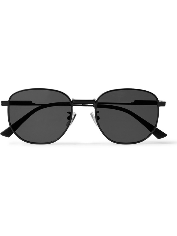 Photo: Bottega Veneta - Round-Frame Metal Sunglasses