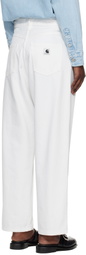 Carhartt Work In Progress White Brandon Jeans