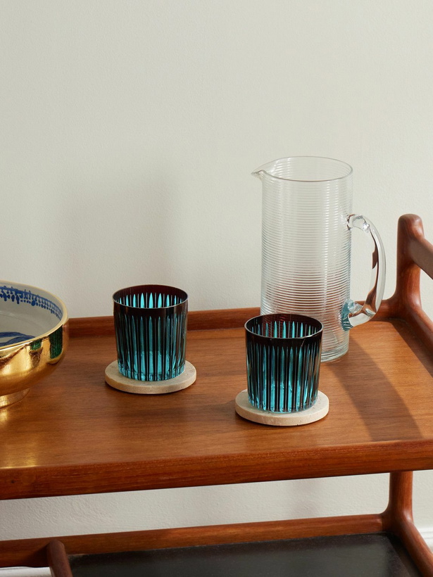 Photo: L'Objet - Prism Set of Four Double Old Fashioned Glasses
