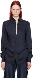 Ludovic de Saint Sernin Navy Slim Shirt