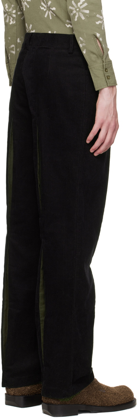 Solitude Studios SSENSE Exclusive Black & Green Reveal Trousers