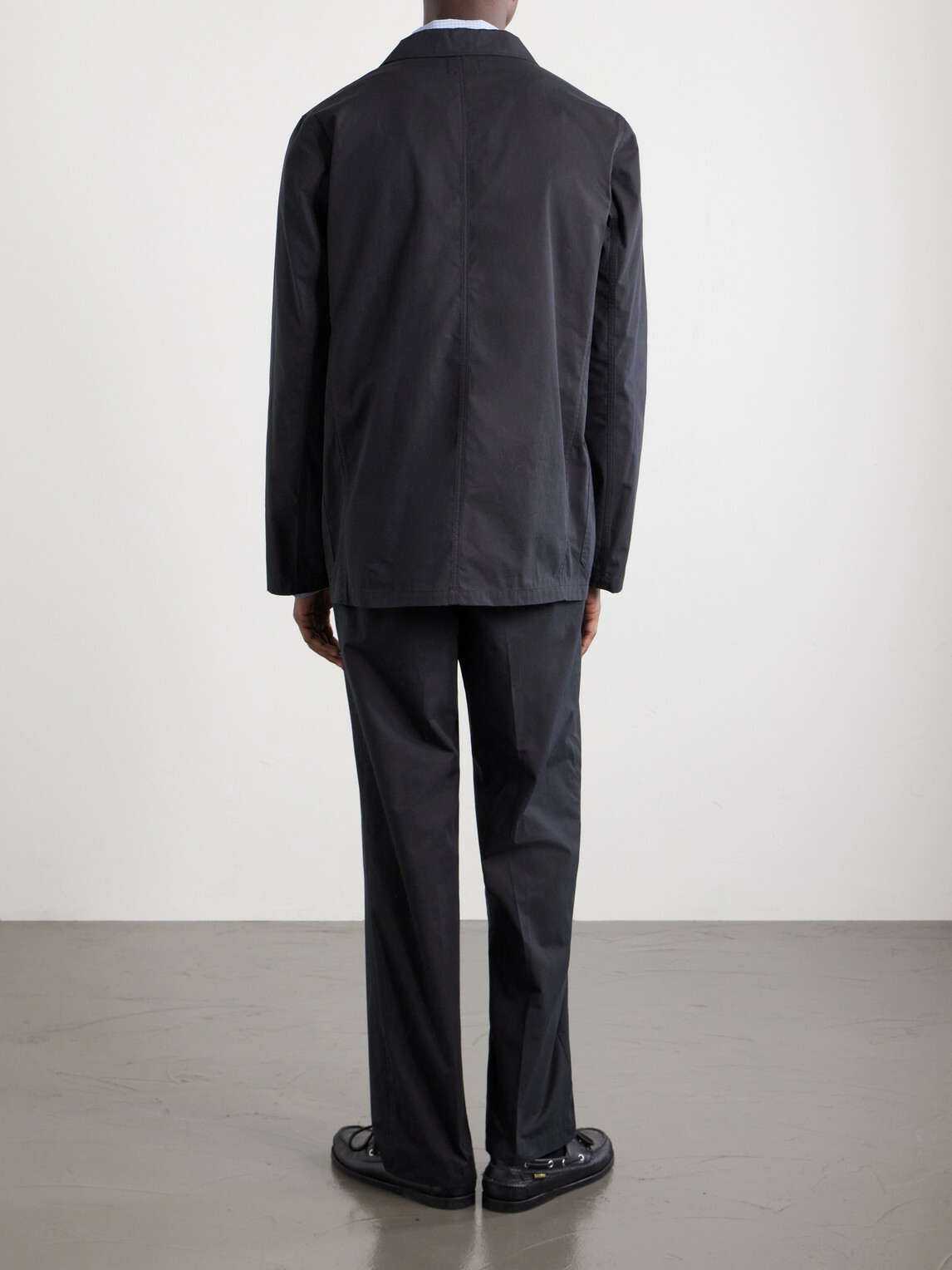 A.P.C. - Phil Organic Cotton-Gabardine Blazer - Black