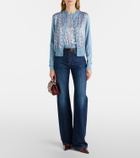 Dolce&Gabbana Floral silk sweater vest