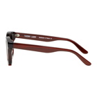 Thierry Lasry Burgundy and Green Monopoly 101 Sunglasses