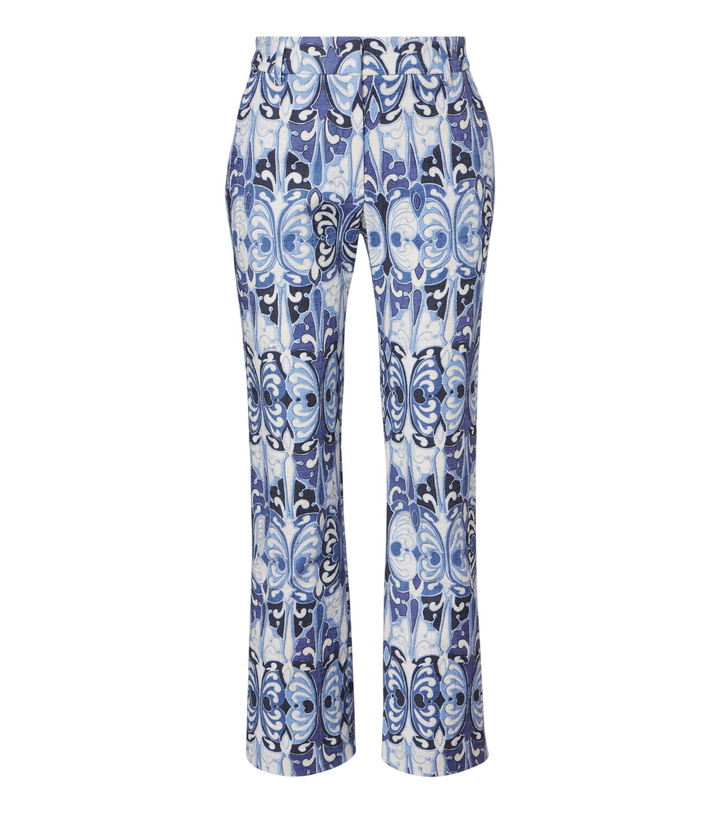 Photo: La DoubleJ 24/7 printed cotton straight pants