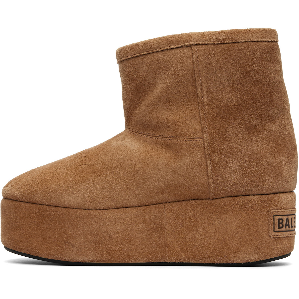 Balenciaga Tan Alaska Platform Boots
