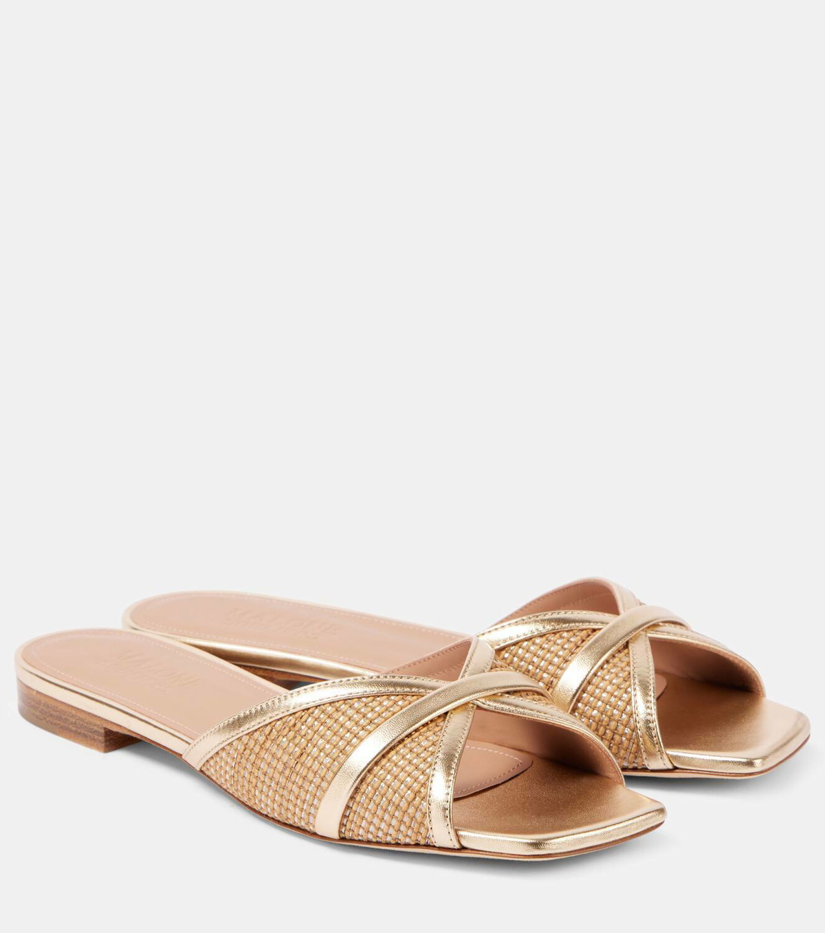 Malone Souliers Perla raffia sandals Malone Souliers