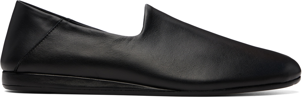 JACQUEMUS Black 'The Slippers' Loafers Jacquemus