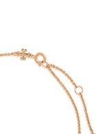 Tory Burch Icon Pavé 18kt Gold-plated Necklace - One Size
