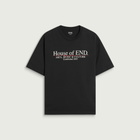 END. Underline T-shirt in Cinder Black