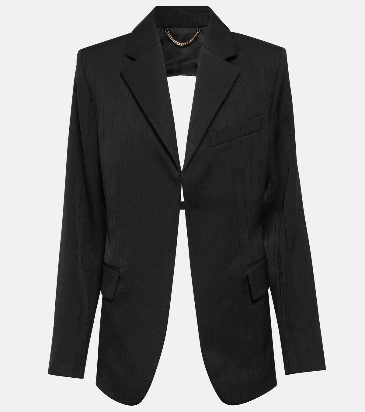 Victoria Beckham Cutout virgin wool blazer Victoria Beckham