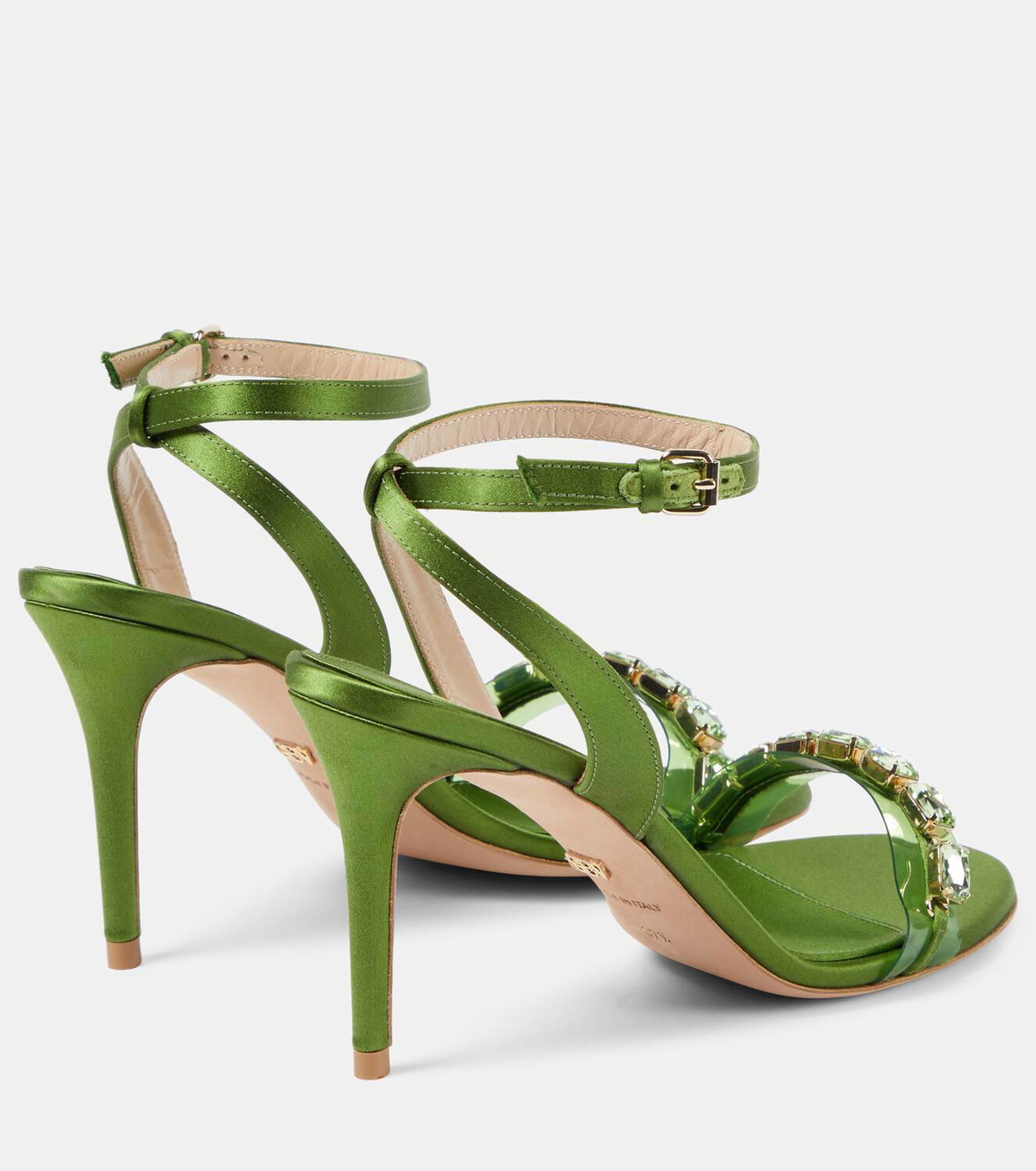 Giambattista Valli Embellished satin sandals