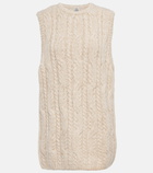 Toteme - Cable-knit alpaca-blend sweater vest