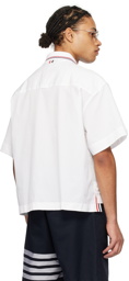 Thom Browne White Button Placket Shirt