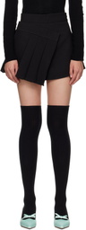 SHUSHU/TONG SSENSE Exclusive Black Pleats Skort