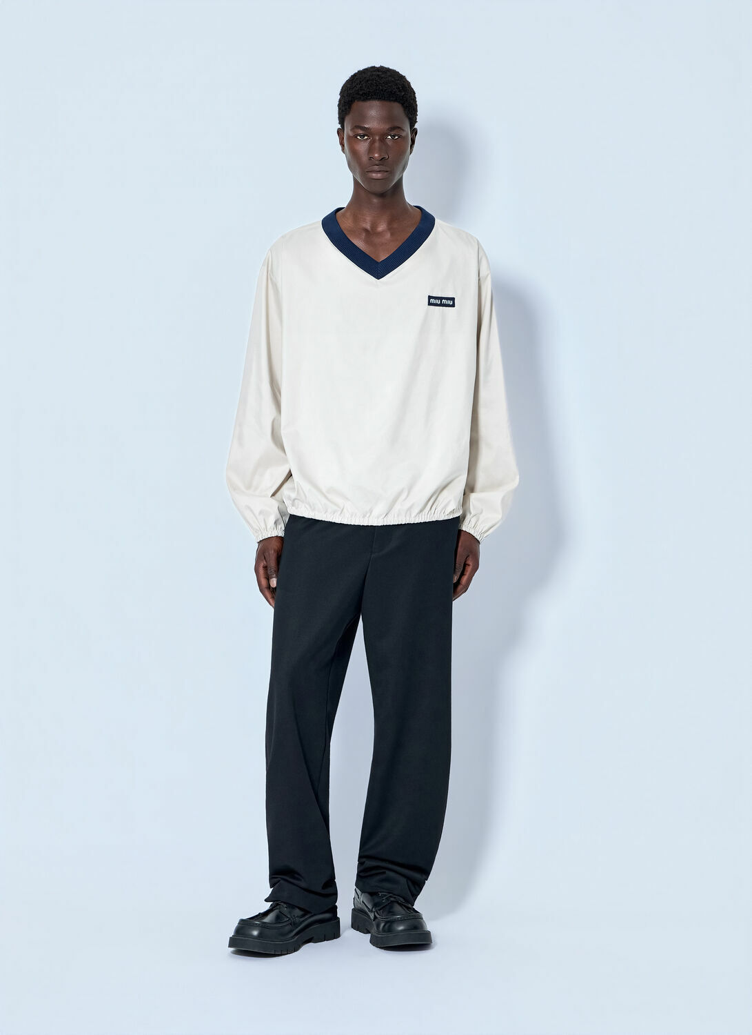 Miu Miu Technical Pongé Sweatshirt