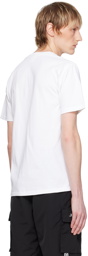 BAPE White 1st Camo College T-Shirt