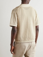 Piacenza Cashmere - Open-Knit Cotton Shirt - Neutrals