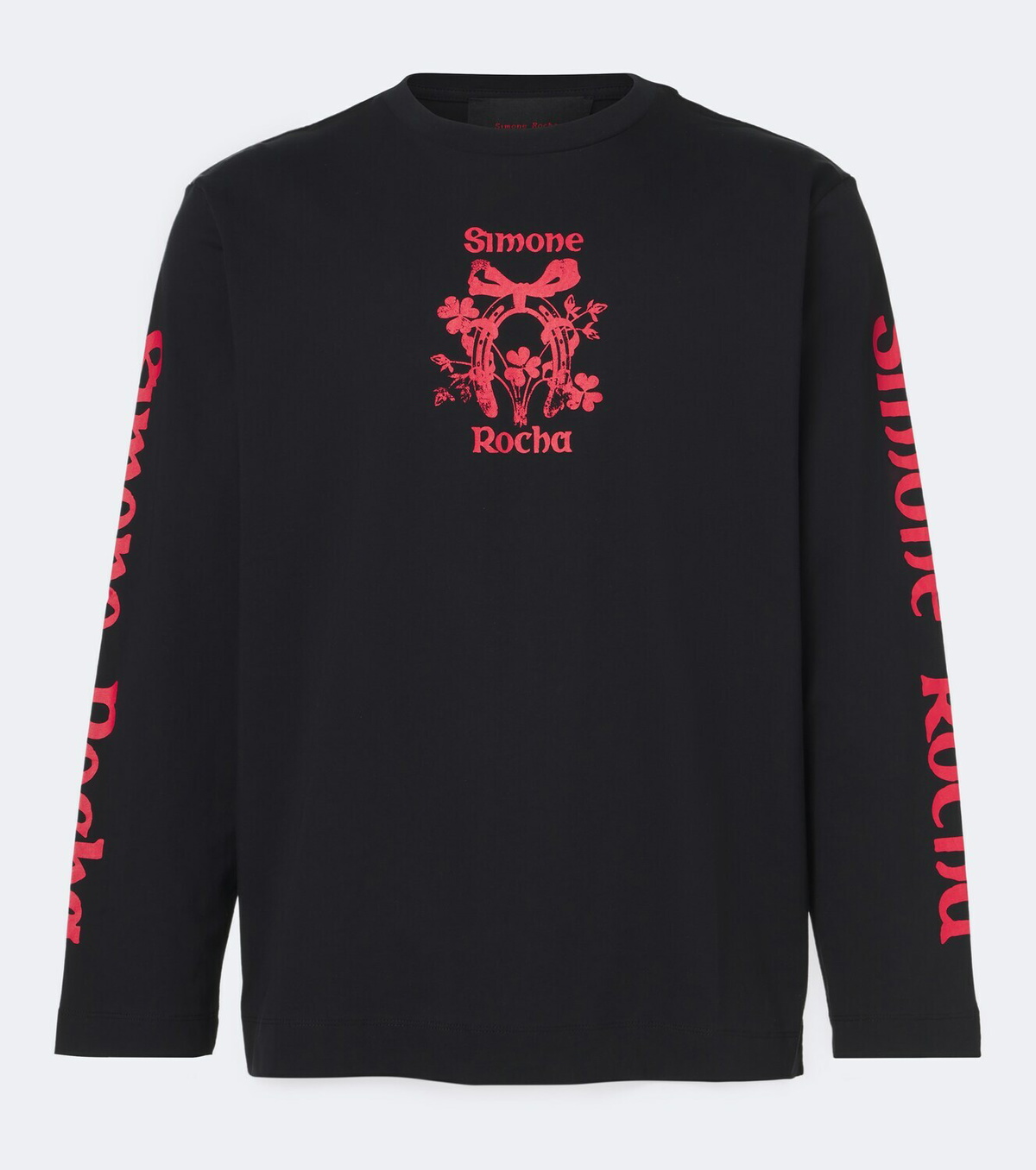 Simone Rocha Printed cotton jersey T-shirt