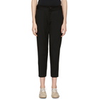 Ys Black Double Waistband Trousers