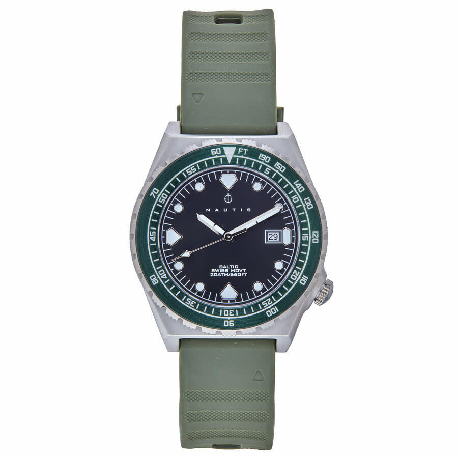 Nautis Baltic Black Dial Mens Watch NAUN104-3