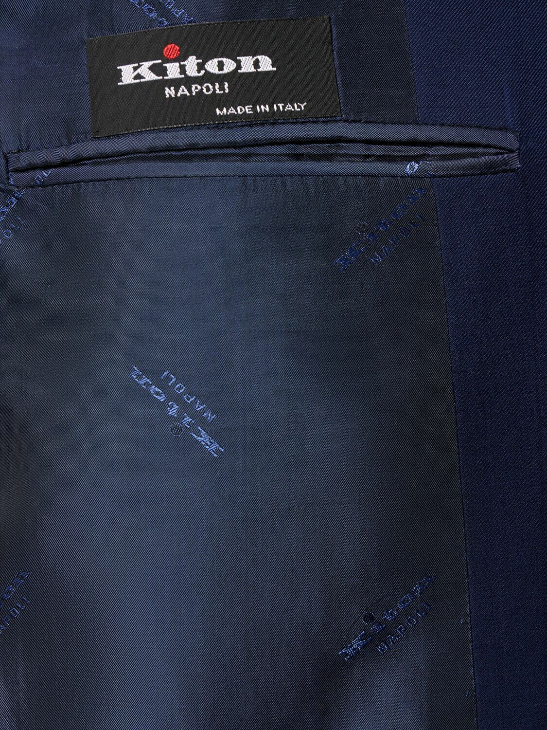 KITON 160's Wool Single Breast Suit