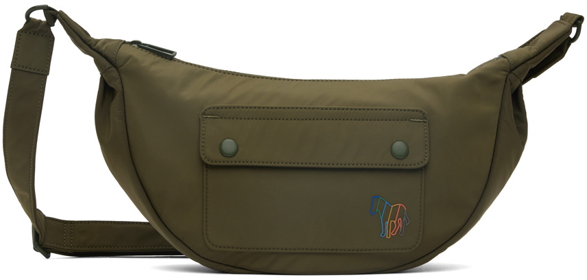 PS by Paul Smith Khaki Crescent Bag