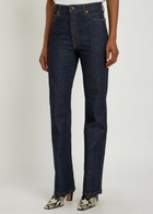 Khaite Danielle Slim Straight-leg Jeans Indigo