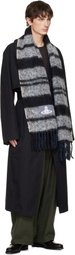 Vivienne Westwood Gray Chunky Stripe Scarf