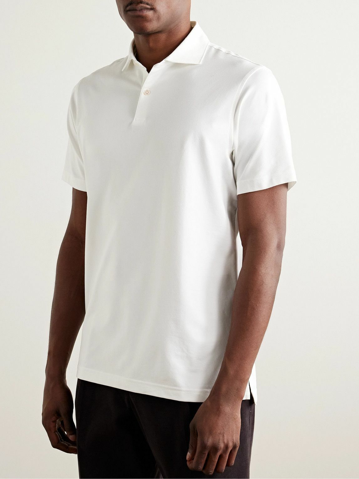 Peter Millar - Albatross Pima Cotton-Blend Piqué Polo Shirt - White