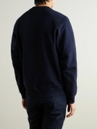 Rapha - Logo-Embroidered Organic Cotton-Jersey Sweatshirt - Blue