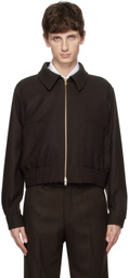 Husbands Brown Zip Jacket