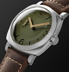 Panerai - Radiomir Automatic 45mm Stainless Steel and Leather Watch, Ref. No. PAM00995 - Green