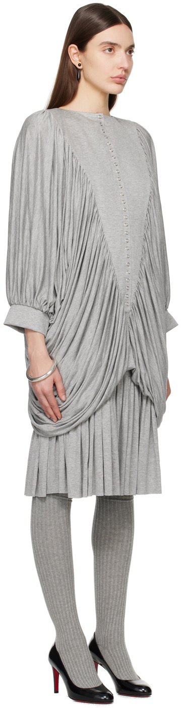 Nicklas Skovgaard SSENSE Exclusive Gray Alice Midi Dress