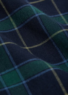 Les Deux Lennon Checked Cotton Overshirt Navy