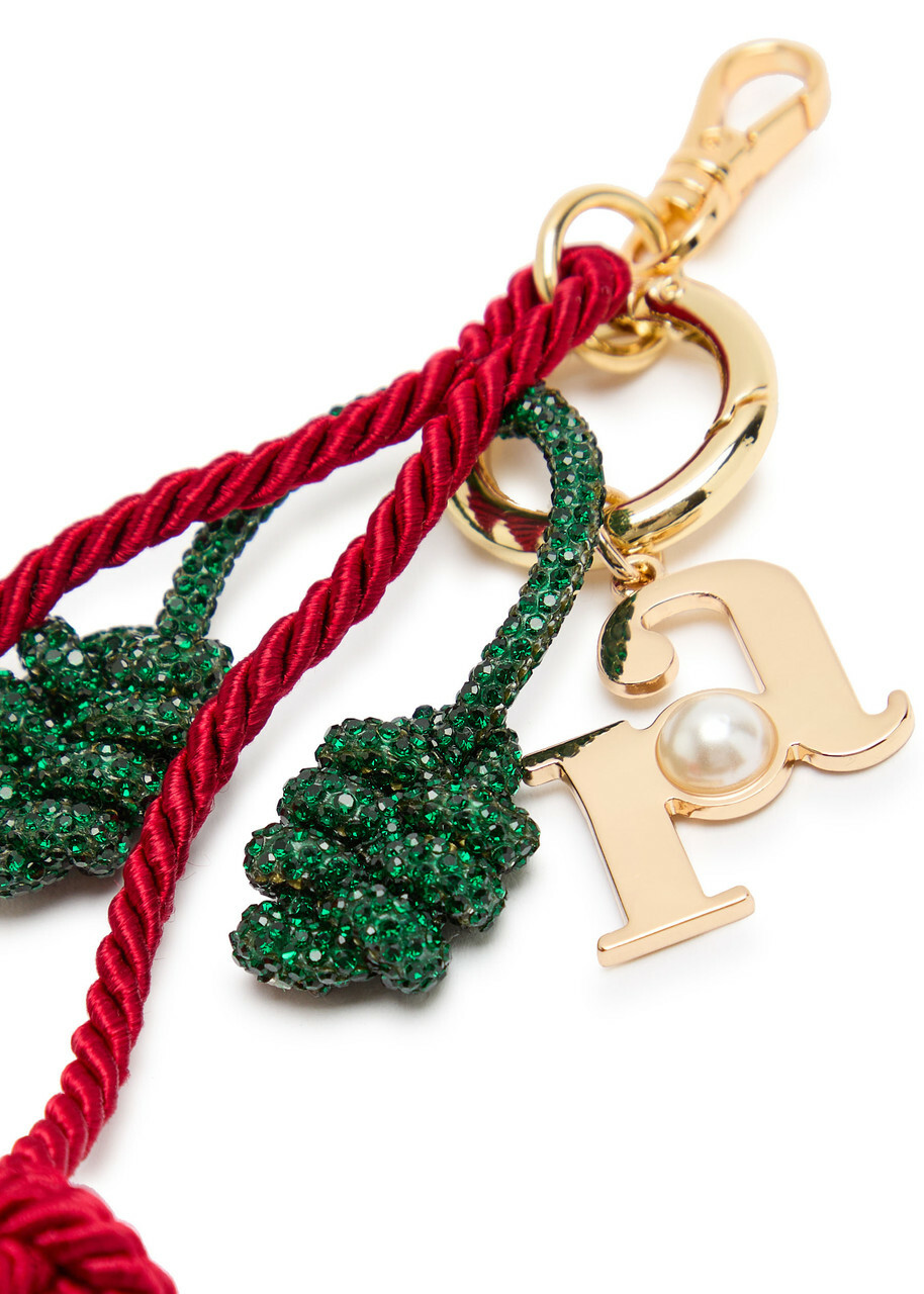Rosantica Cherry Charm Crystal-embellished bag Charm - Multicoloured - One Size