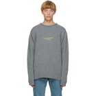 Han Kjobenhavn Grey Melange Bulky Sweater