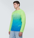 ERL Rainbow knitted mohair-blend sweater